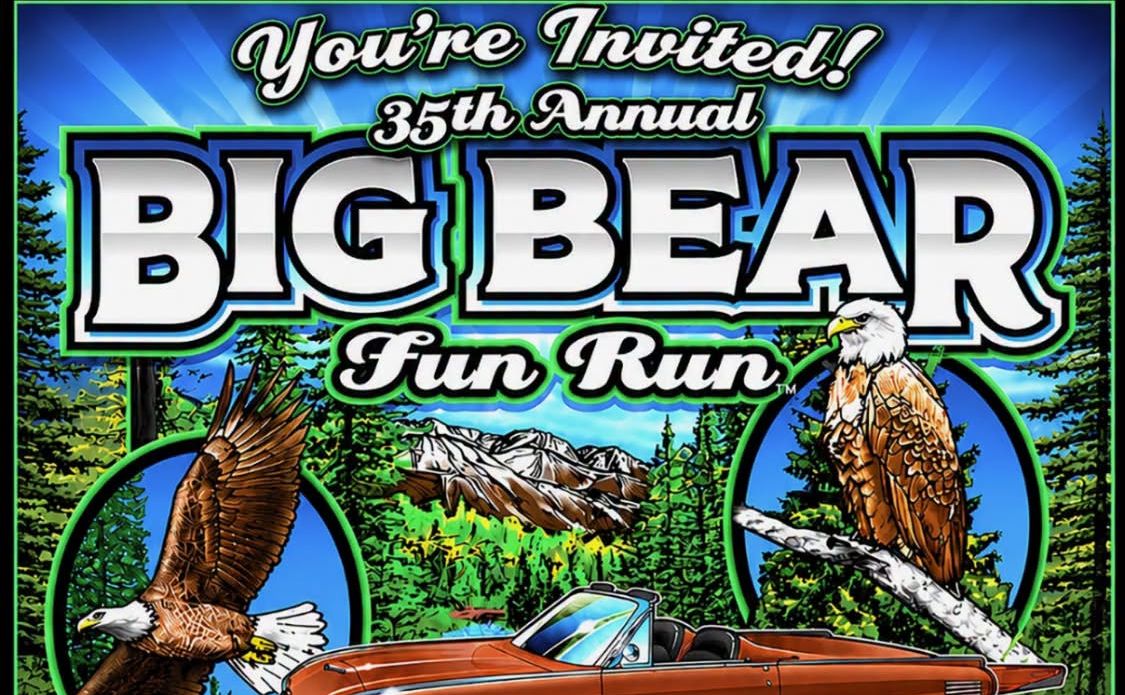 Big Bear Fun Run Car Show partial flyer August 2026